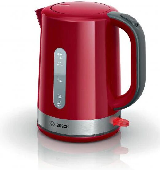 Bosch TWK6A514 bollitore elettrico 1,7 L 2200 W Grigio, Rosso