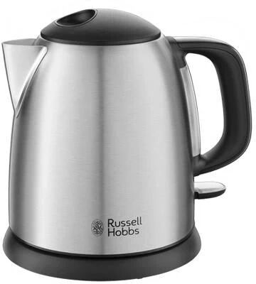 Russell Hobbs Bollitore Compatto Adventure 1 Litro Filtro Anticalcare 2400w Acciaio Satinato