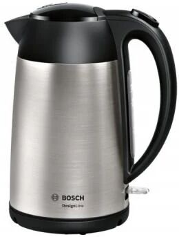 Bosch TWK3P420 bollitore elettrico 1,7 L Nero, Acciaio inossidabile 2400 W