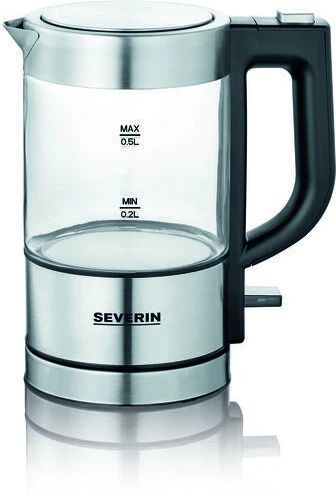 Severin WK 3472 bollitore elettrico 0,5 L 1100 W Argento