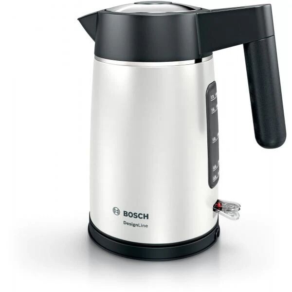 Bosch DesignLine bollitore elettrico 1,7 L 2400 W Nero, Argento