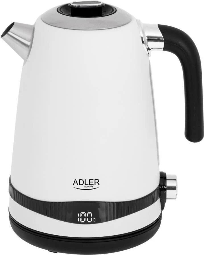 Adler AD 1295w Wasserkocher 1,7 l Weiß (AD 1295w)