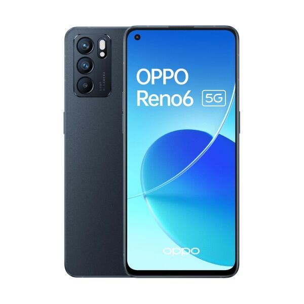 oppo reno 6 8+128gb 6.4 5g stellar black ds eu