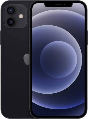 Apple iphone 12 64gb 6.1" black used grade-a
