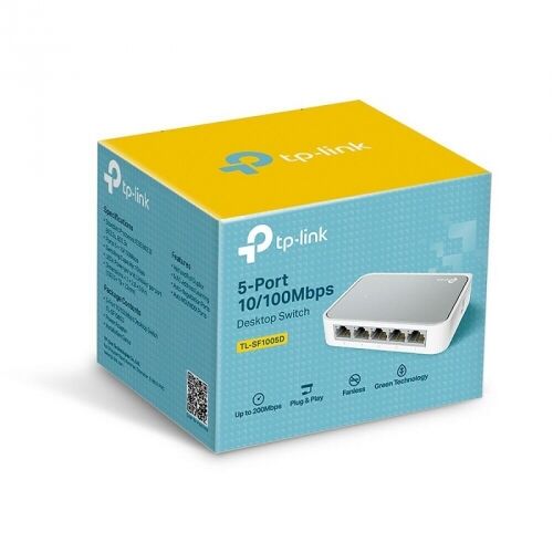 Tp-link Hub switch rete 5 porte 10/100 tl-sf1005d