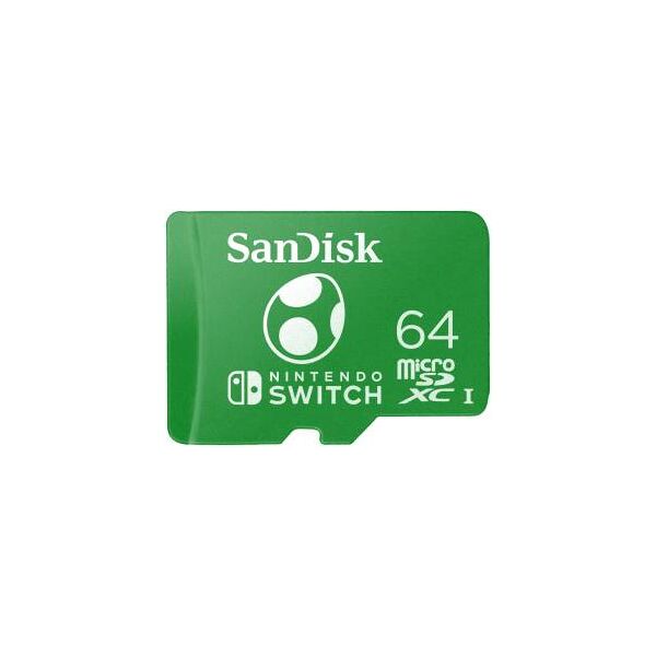 switch micro sdxc sandisk 64gb for nintendo switch yoshi