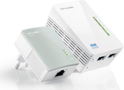 Tp-link Kit adattatore di rete powerline tl-wpa4220kit 300 mbps wireless