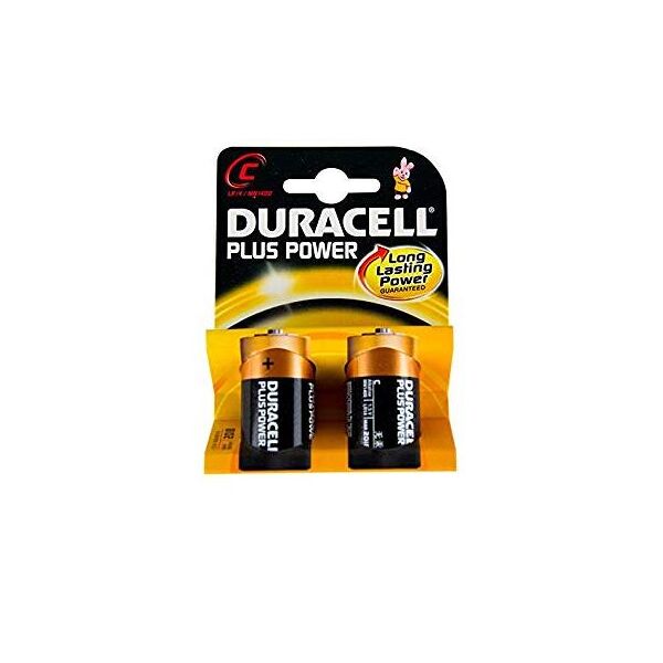 duracell batterie alcaline c2 plus 1.5v lr14 (mn1400 c2)