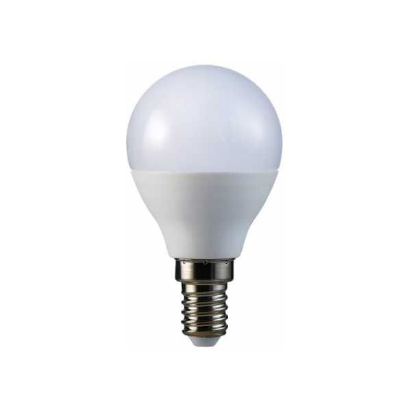 v-tac lampadina a led bulbo 4.5w e14 p45 3000k (21168)