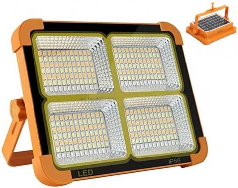 tech-it/leovin lampada led solar light ab-t4 ad energia solare ricaricabile multif...