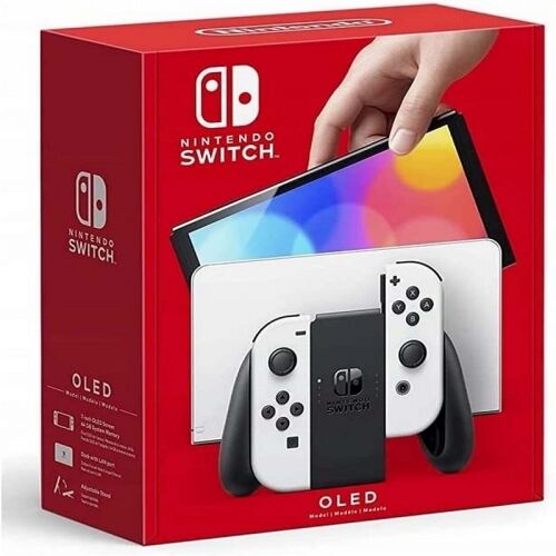 Nintendo Switch console oled white