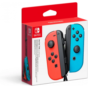 Nintendo Switch joy-con coppia controller rosso neon / blu neon