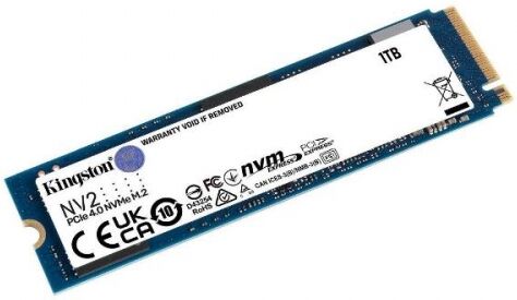 Kingston Hard disk ssd 1 tb nv2 m.2 nvme (snv2s/1000g)