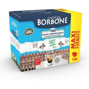 Borbone box cialde 44mm miscela decisa (nera) 120pz