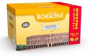 Borbone capsule comp. nesc.dolce gusto miscela decisa (nera) 75+15pz