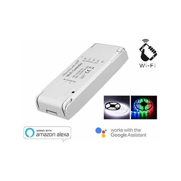 homcloud controller strisce led wifi 12-24v rgb + white (as-sl1)