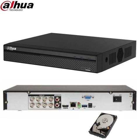 Dahua xvr5104hs-4kl-x xvr penta-brid 4k uhd 4ch 8mpx 5in1 