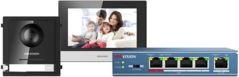 Hikvision ds-kis602 videocitofono intercom ip monofamiliare espandi...