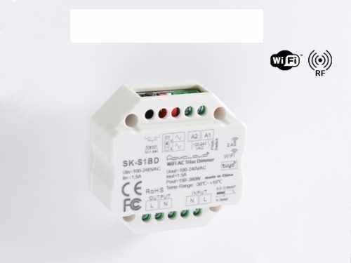 Homcloud Modulo smart dimmer 220v ac triac 1chx1.5a wi-fi+rf 2.4g (sk-s1bd)