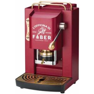 Faber Macchina da caffe' a cialde pro deluxe rosso cherry