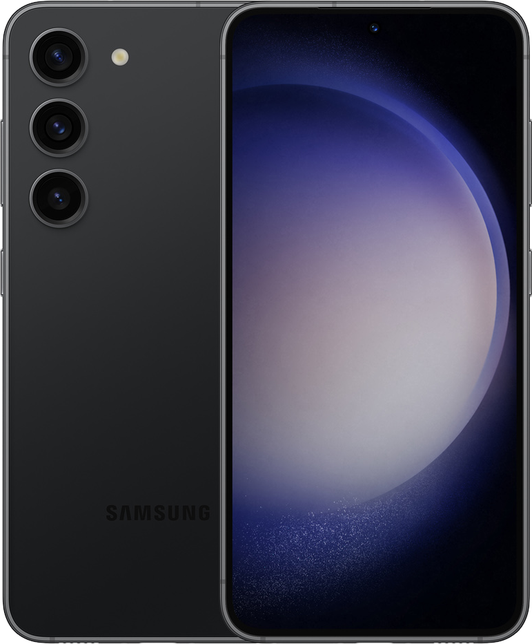 Samsung Galaxy s23 128 gb + 8 gb phantom black no brand eu