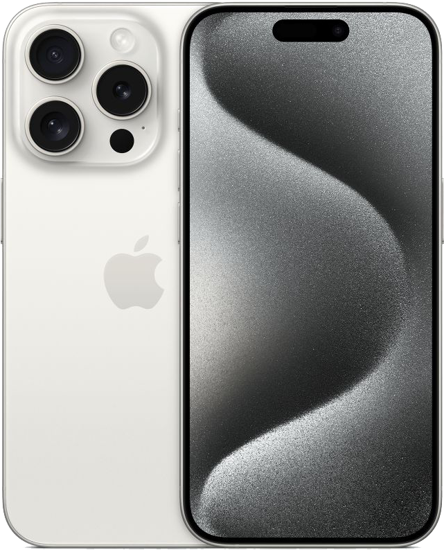 Apple Iphone 15 pro 256 gb titanio bianco no brand eu