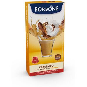 Caffè Borbone CORTADO CAFFÈ MACCHIATO Capsule Compatibili Nespresso : Confezione da Capsule 10 Capsule