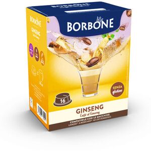 Caffè Borbone GINSENG Capsule compatibili A Modo Mio : Confezione da Capsule 16 Capsule