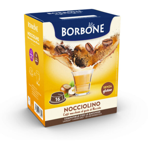 Caffè Borbone NOCCIOLINO Capsule Compatibili A Modo Mio : Confezione da Capsule 16 Capsule