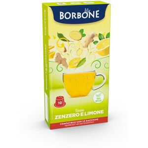 Caffè Borbone ZENZERO E LIMONE Capsule Compatibili Nespresso : Capsule 10 Capsule