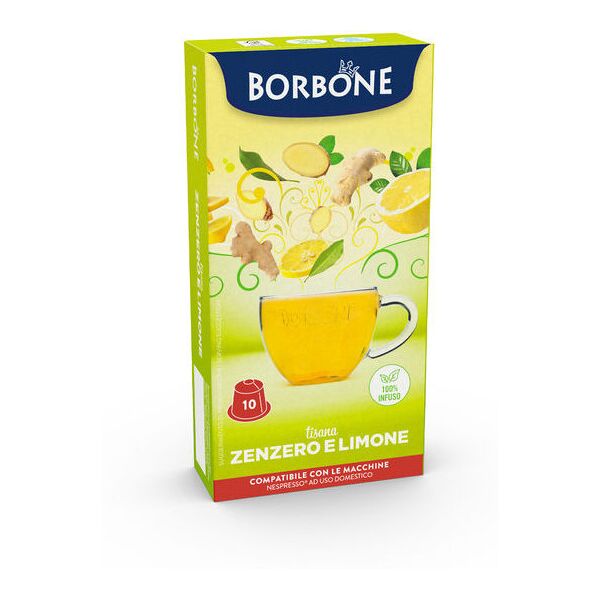 caffè borbone zenzero e limone capsule compatibili nespresso : capsule 10 capsule