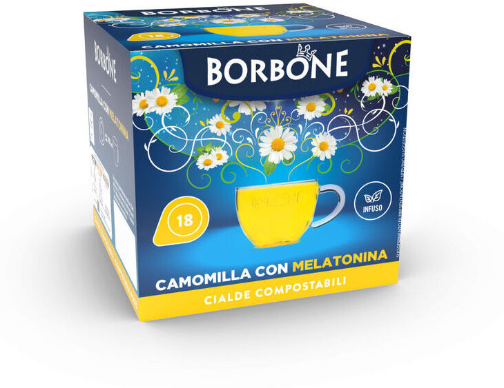 Caffè Borbone CAMOMILLA Cialde Filtrocarta ESE 44mm : Confezione da Cialde 18 Cialde