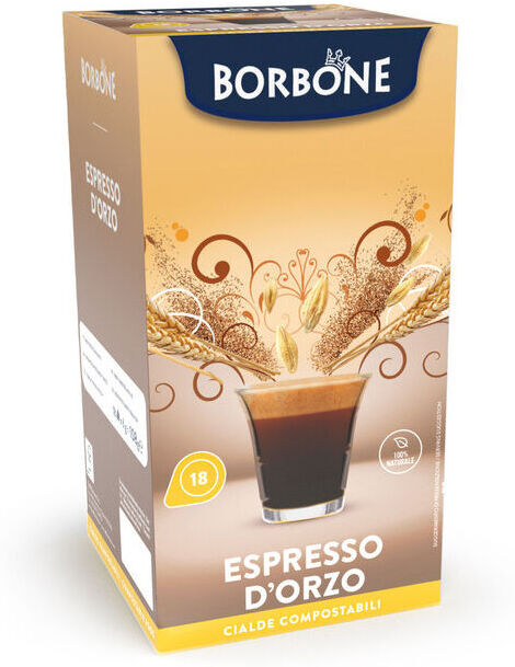 Caffè Borbone ESPRESSO D'ORZO Cialde Filtrocarta ESE 44mm : Confezione da Cialde 18 Cialde