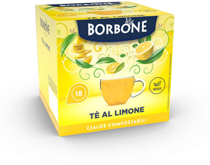 Caffè Borbone THE AL LIMONE Cialde ESE 44mm : Confezione da Cialde 18 Cialde