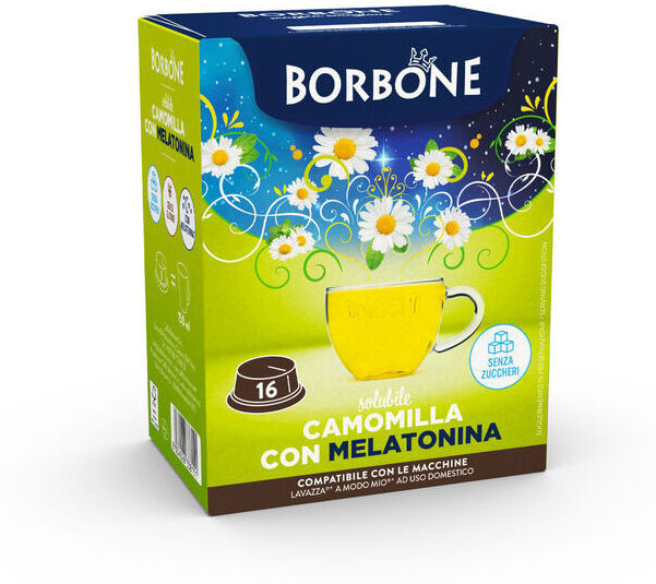 Caffè Borbone CAMOMILLA E MELATONINA Capsule Compatibili A Modo Mio : Capsule 16 Capsule