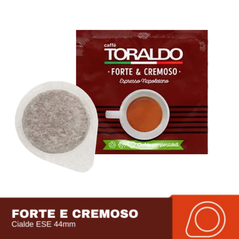 Caffè Toraldo Forte e Cremoso Cialde ESE 44 mm : Cialde 50 Cialde