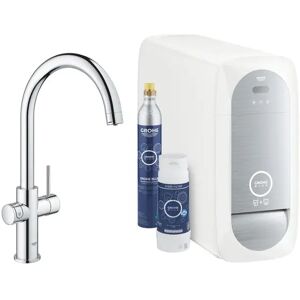 Miscelatore Lavello Grohe Blue Home Con Sistema Filtrante Dell'Acqua E Refrigeratore 31455001