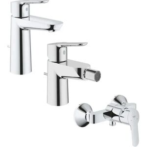 Set Miscelatori Grohe Bauedge Lavabo Bidet E Doccia Esterno Cromo (23758000+23331000+23333000)