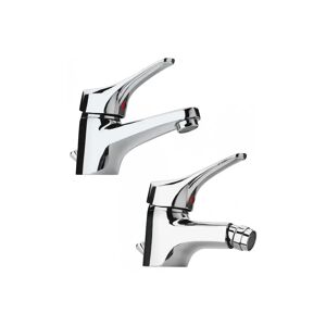 Set Miscelatori Paini Pilot Lavabo E Bidet Cromato (04cr211+04cr306)