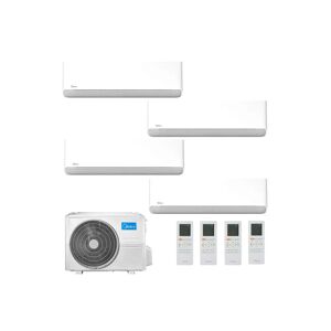 Condizionatore Midea Breezeless E Quadri Split 9000+9000+9000+12000 Btu Inverter R32 M4Ob-36Hfn8-Q A++ Wifi (M4OB-36HFN8-Q 9+9+9+12)