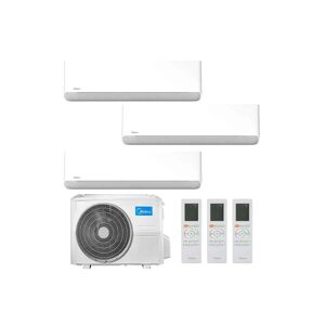 Condizionatore Midea Breezeless E Trial Split 9000+9000+9000 Btu Inverter R32 M3Oa-27Hfn8-Q A++ Wifi (M3OA-27HFN8-Q 9+9+9)