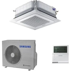 Condizionatore Samsung Cassetta A 4 Vie Mini Windfree Monosplit 24000 Btu Inverter Ac071Rnndkg A++ R32 (AC071RXADKG + AC071RNNDKG)