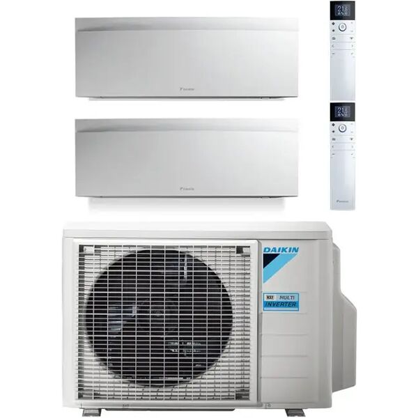 condizionatore daikin emura bianco dual split 7000+9000 btu inverter r32 2mxm40 a+++ wifi (2mxm40 7+9)