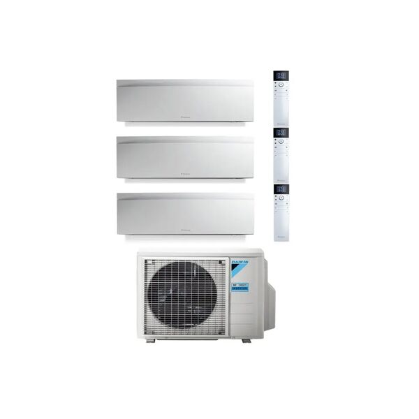 condizionatore daikin emura bianco trial split 7000+7000+9000 btu inverter r32 3mxm52 a+++ wifi (3mxm52 7+7+9)