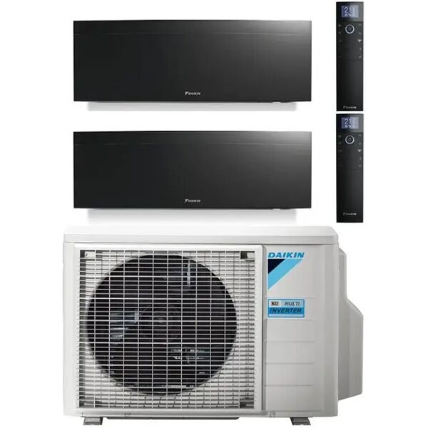 condizionatore daikin emura black dual split 7000+12000 btu inverter r32 2mxm50 a+++ wifi (2mxm50 7+12)