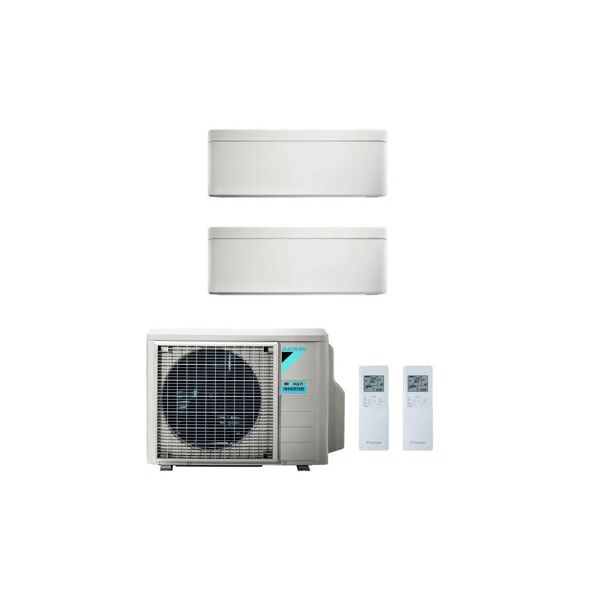 condizionatore daikin stylish bianco dual split 12000+12000 btu inverter r32 2mxm50m a+++/a++ wifi (stylish 2mxm50m 12+12)