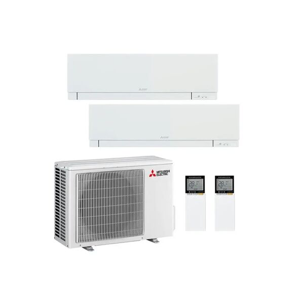 condizionatore mitsubishi kirigamine zen dual split 9000+12000 btu inverter r32 mxz-2f53vf a+++ wifi (mxz-2f53vf 9+12)