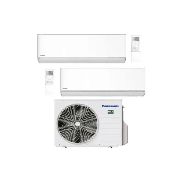 condizionatore panasonic etherea z dual split 9000+12000 btu inverter cu-2z50tbe a+++ wifi (etherea z cu-2z50tbe 9+12)