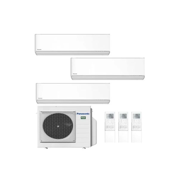 condizionatore panasonic etherea z trial split 12000+12000+12000 btu inverter cu-3z68tbe a++ wifi (etherea z cu-3z68be 12+12+12)