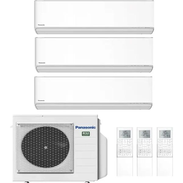 condizionatore panasonic etherea z trial split 7000+7000+12000 btu inverter cu-3z52tbe a+++ wifi (etherea z cu-3z52tbe 7+7+12)